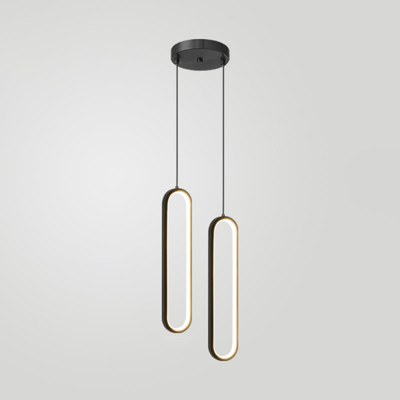 Contemporary Pendant Lighting Fixtures Geometric Metal Suspension Pendant