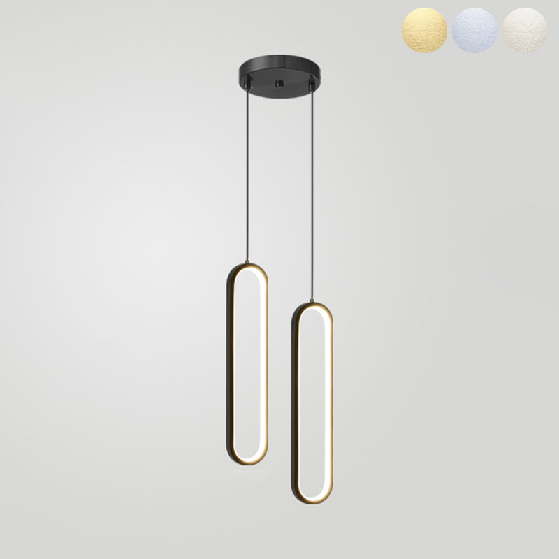 Contemporary Pendant Lighting Fixtures Geometric Metal Suspension Pendant