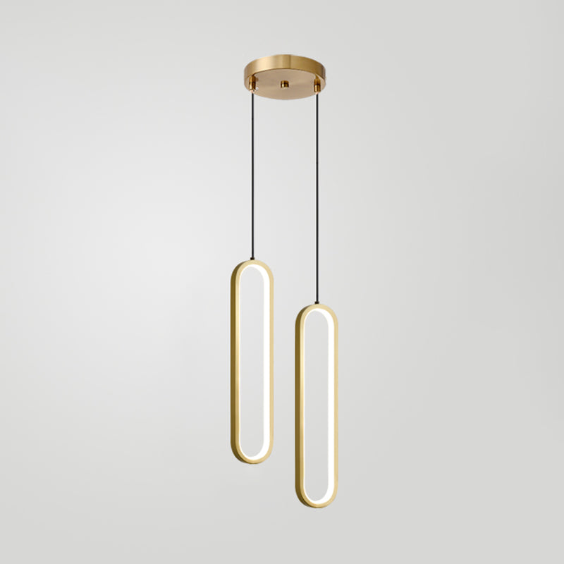 Contemporary Pendant Lighting Fixtures Geometric Metal Suspension Pendant