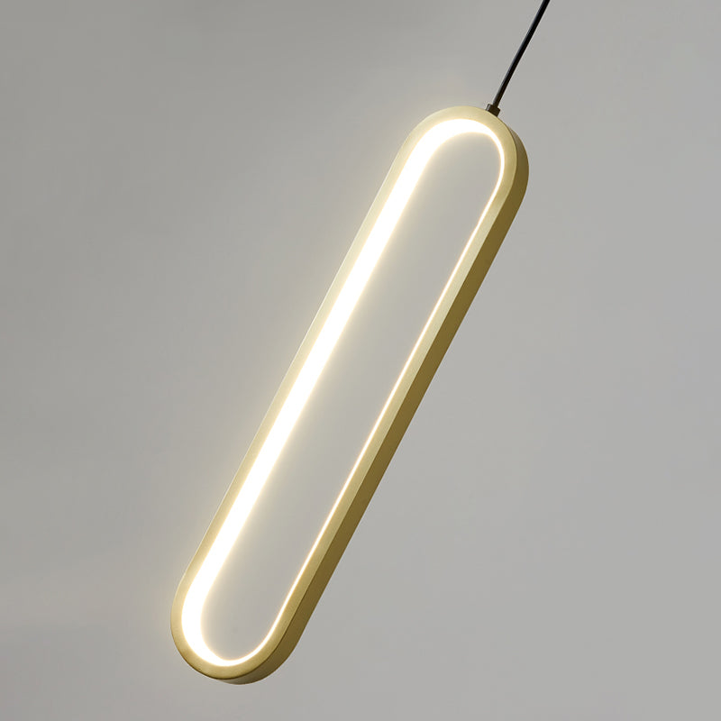 Contemporary Pendant Lighting Fixtures Geometric Metal Suspension Pendant