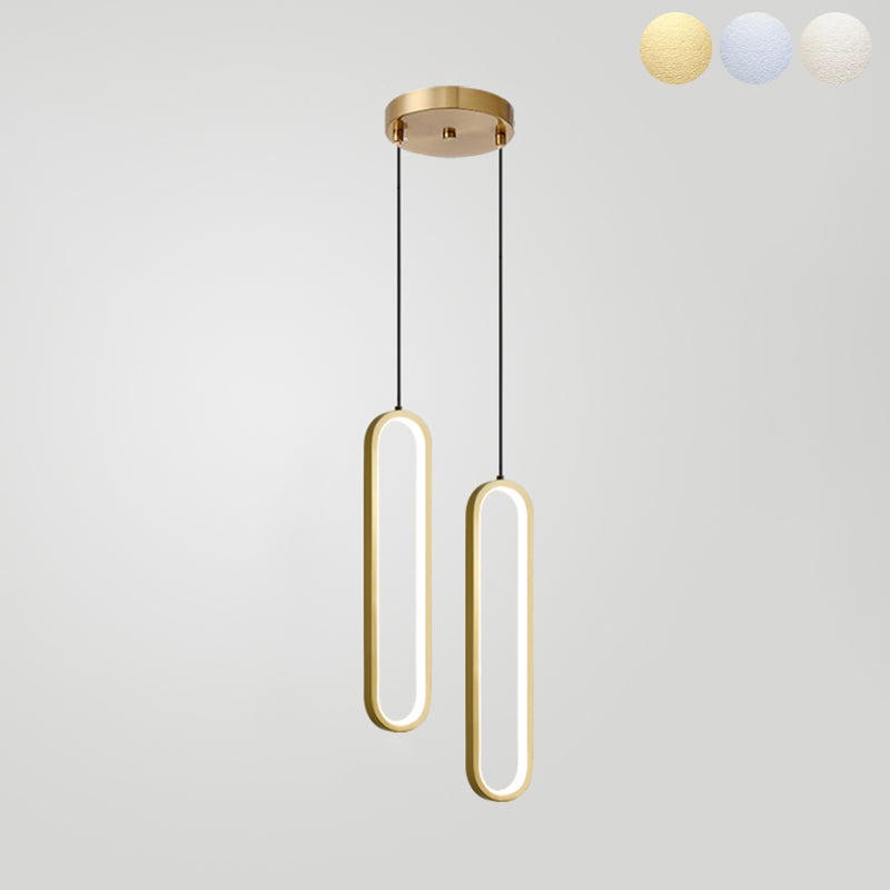 Contemporary Pendant Lighting Fixtures Geometric Metal Suspension Pendant