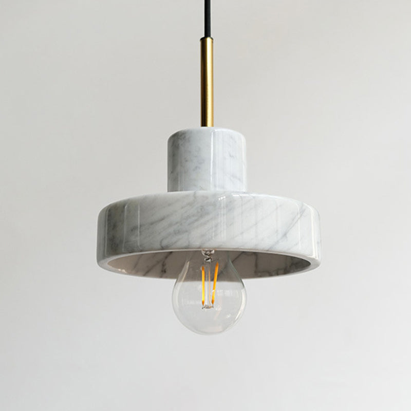 Cement Geometric Shaped Suspension Light Modern Style Hanging Lamps for Dining Room Living Room