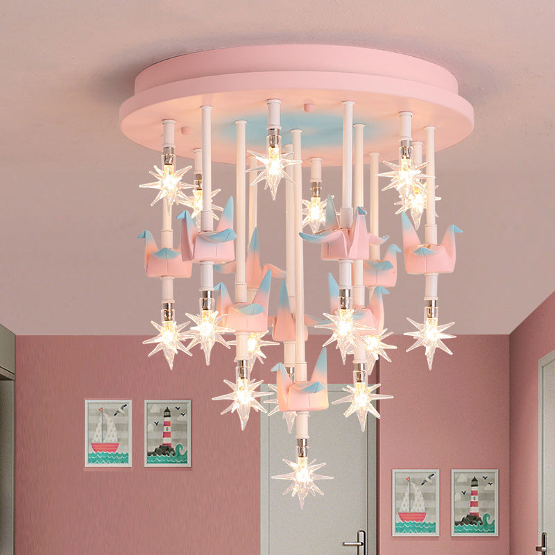 Multi Lights Cartoon plafondlamp Helder Star Shade Eigentijds inbouwlicht
