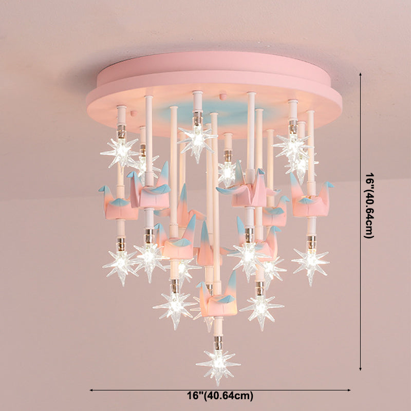 Multi Lights Cartoon plafondlamp Helder Star Shade Eigentijds inbouwlicht