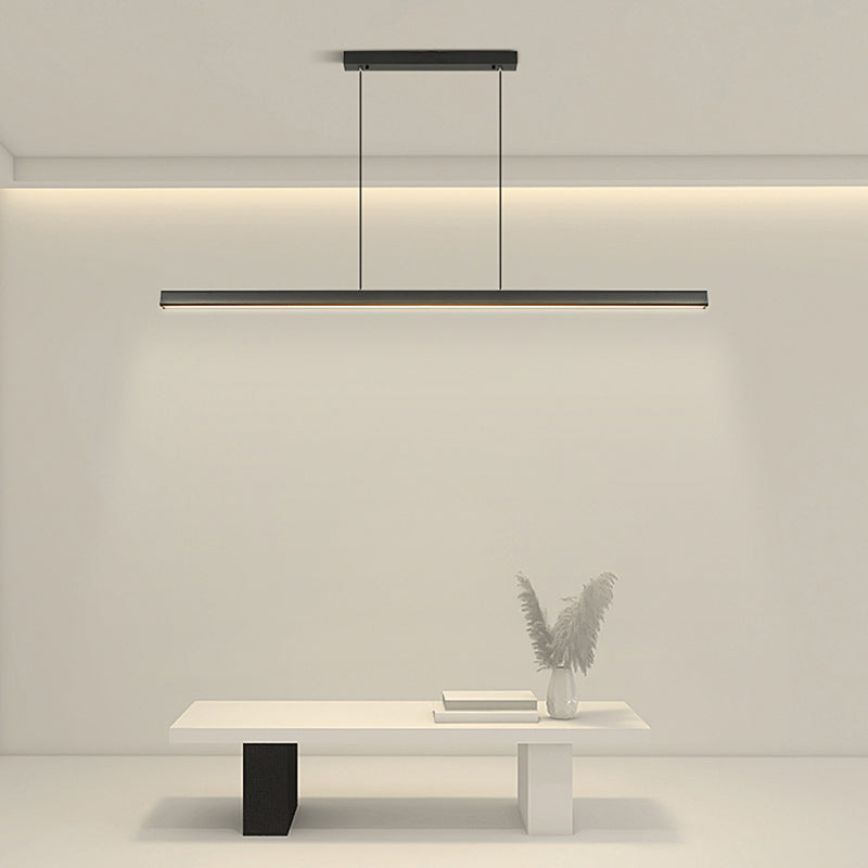 Modern Island Lighting with Acrylic Shade Metal Pendant Lighting Fixtures