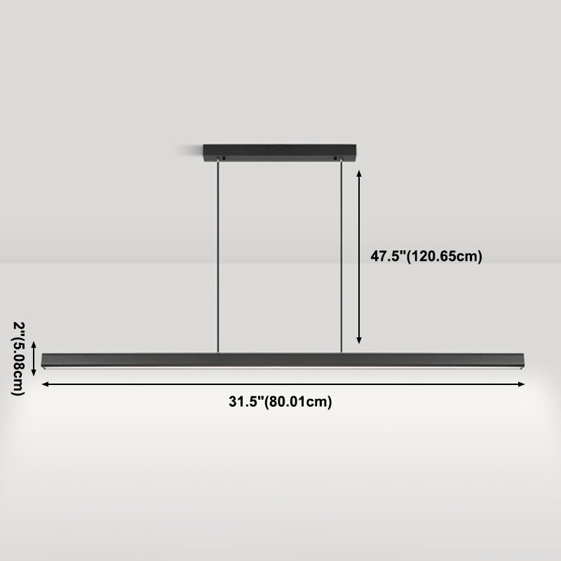 Modern Island Lighting with Acrylic Shade Metal Pendant Lighting Fixtures