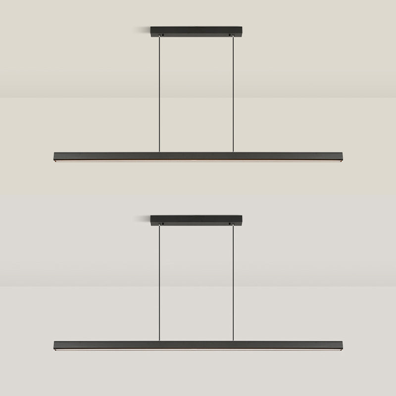 Modern Island Lighting with Acrylic Shade Metal Pendant Lighting Fixtures