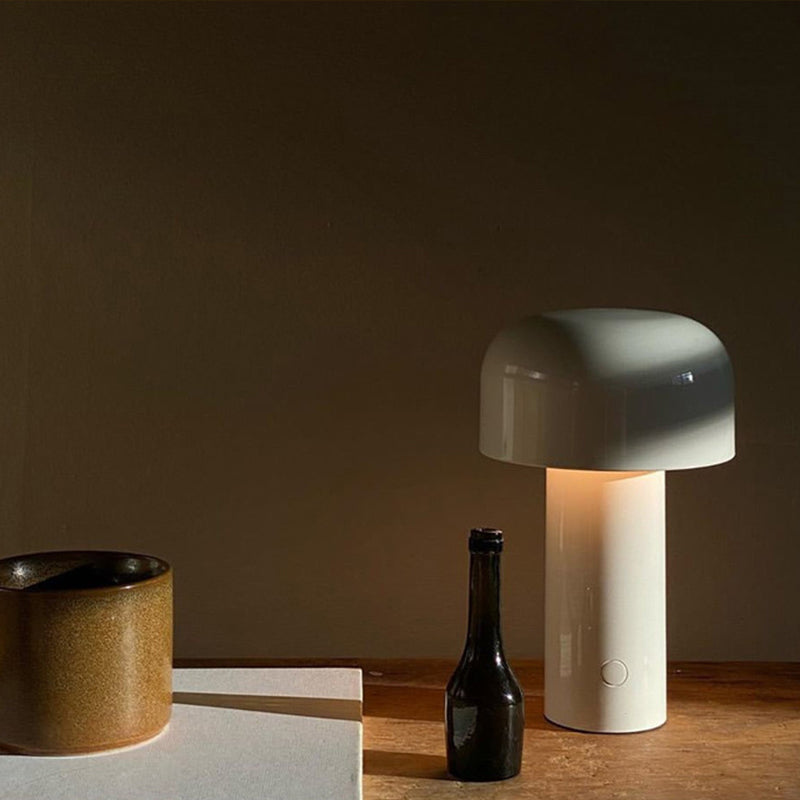 Rechargeable LED Desk Lamp Modern Simple Style Mushroom Shape Table Light