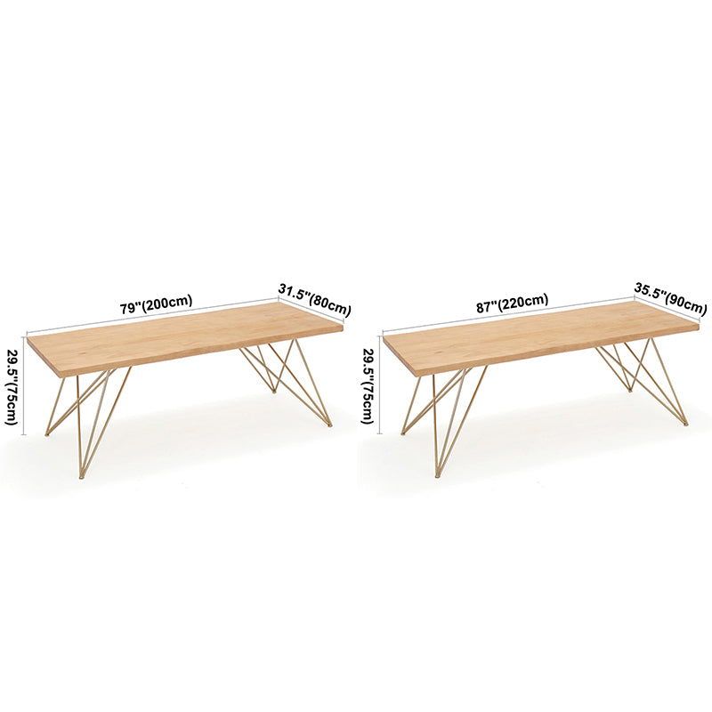 Traditional Luxury Dining Table Rectangle 4 Legs Home Furniture for Indoor