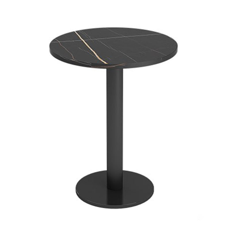 Stile industriale Sinterizzato Stone Stone Sala Tavolo da cucina Black Tavolo con cornice nera