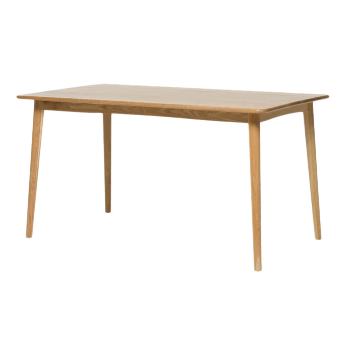 Tavolo di legno di ciliegia rettangolare tavolo in legno contemporaneo con 4 gambe per il ristorante