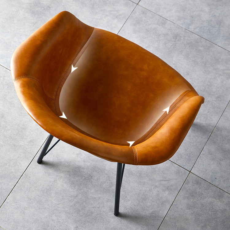 Contemporary Metal Dining Chairs Upholstered Linen Fabric Dining Chair for Restaurant