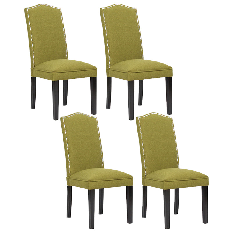 Eigentijdse stijl houten eetkamerstoel eetgeloze zijstoelen voor keuken