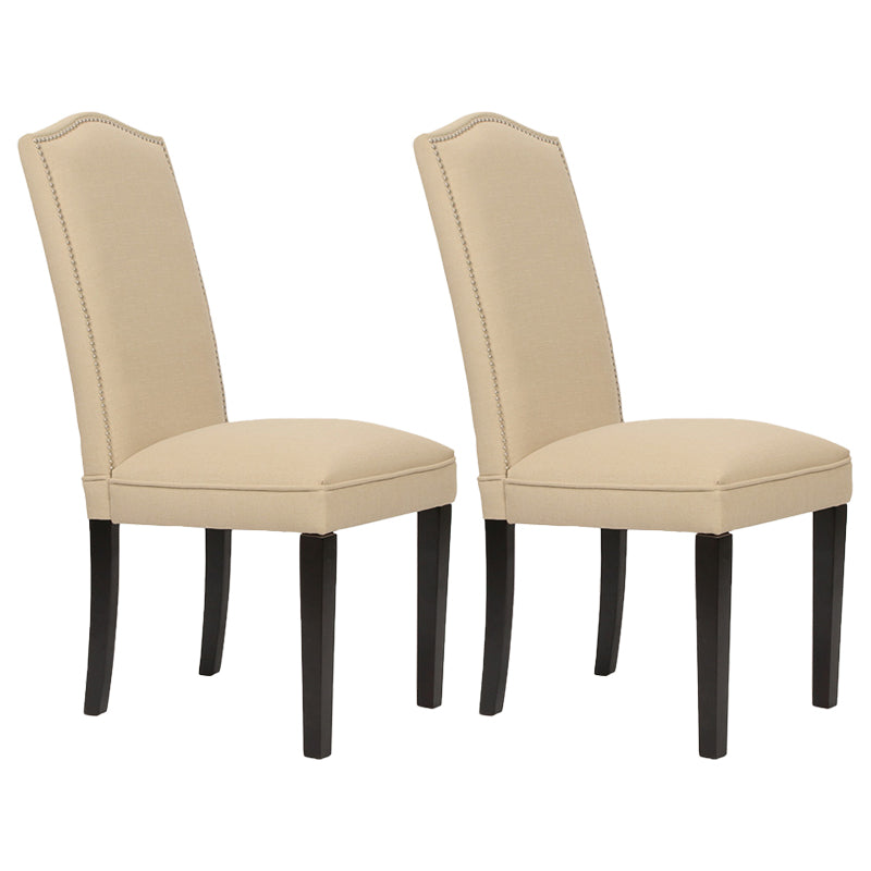 Eigentijdse stijl houten eetkamerstoel eetgeloze zijstoelen voor keuken