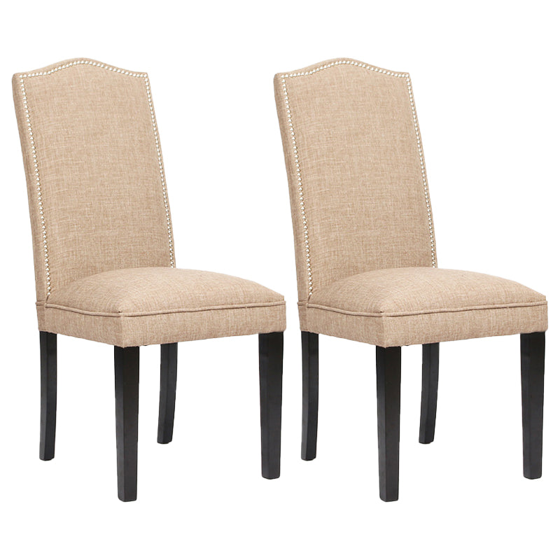 Eigentijdse stijl houten eetkamerstoel eetgeloze zijstoelen voor keuken