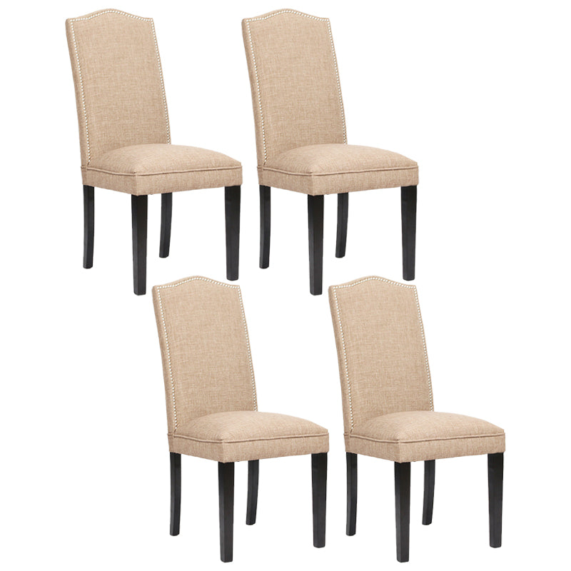Eigentijdse stijl houten eetkamerstoel eetgeloze zijstoelen voor keuken
