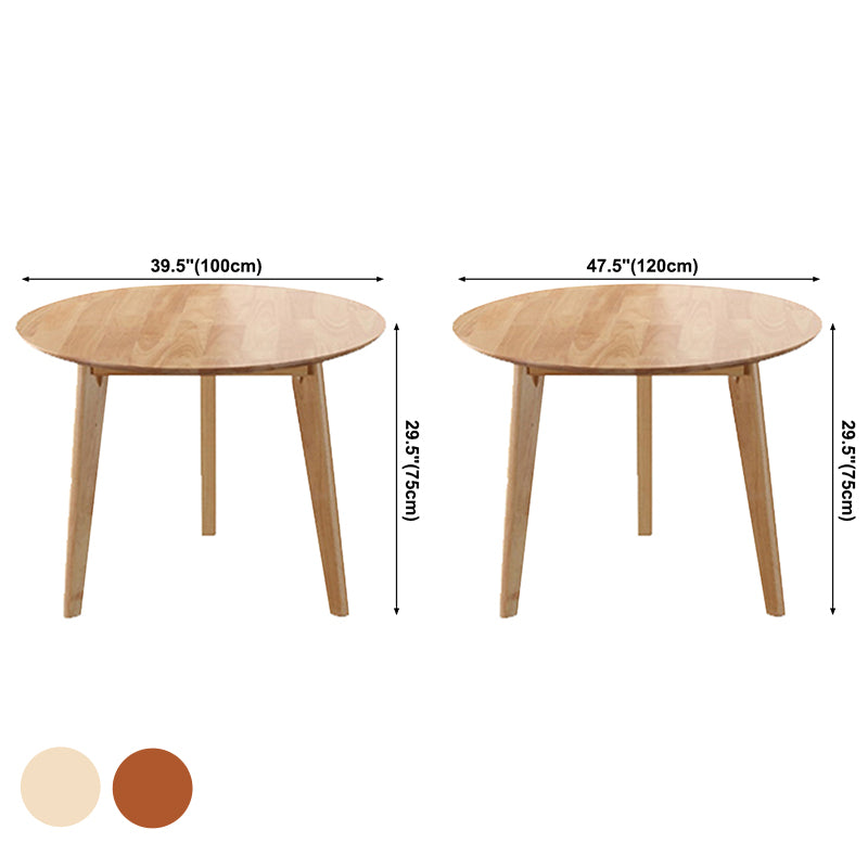 Eenvoud Ronde Eettafel Massief Houten Eetkamer Huismeubilair