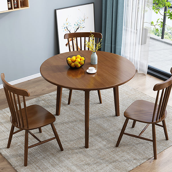 Eenvoud Ronde Eettafel Massief Houten Eetkamer Huismeubilair