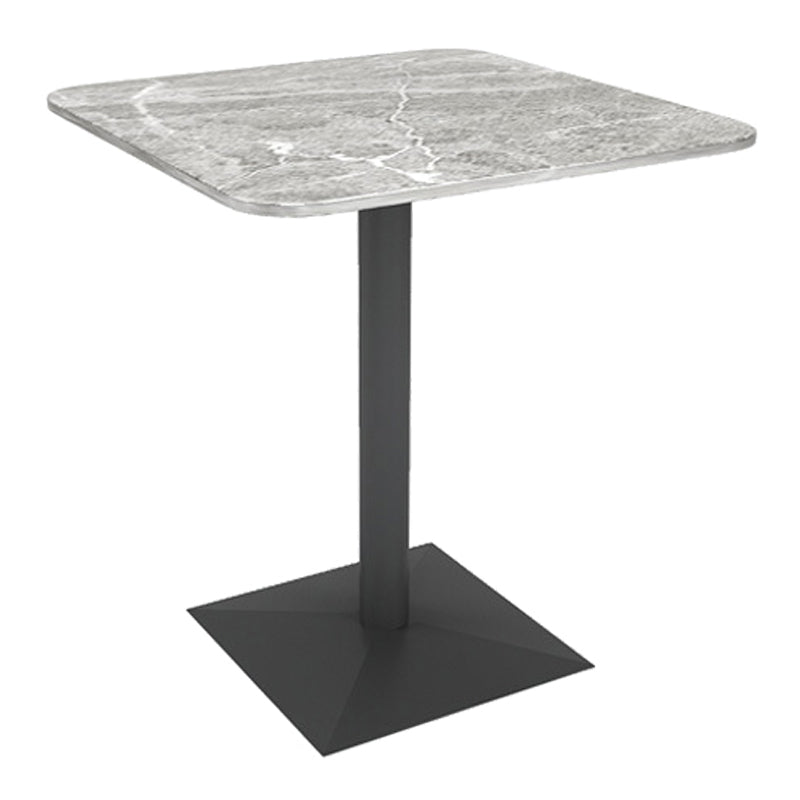 Table de cuisine gris industrielle table de cuisine en pierre fringale avec cadre noir