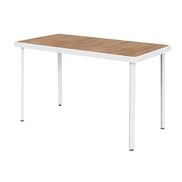 Industrial Style Wood Dinner Room Kitchen Table Brown 4 Legs Dining Table