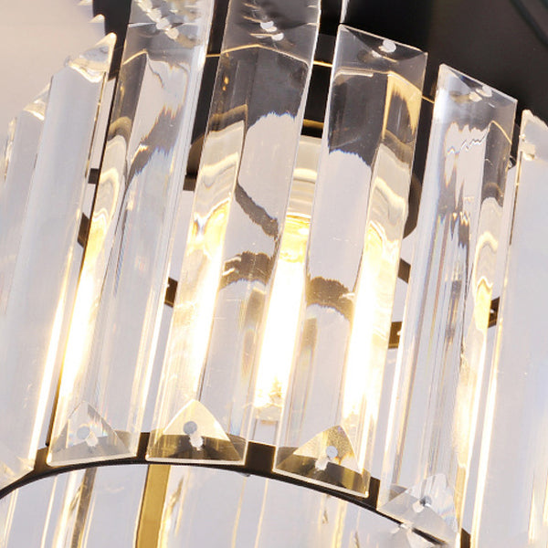 Moderne stijl geometrische halfverzonken verlichtingsarmaturen Kristal 1 lichtverlichtingsarmatuur