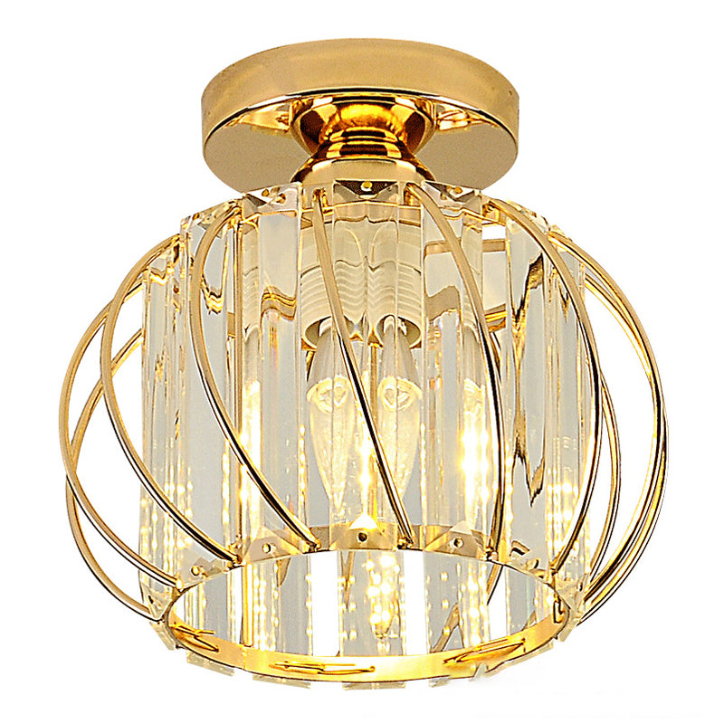 Moderne stijl geometrische halfverzonken verlichtingsarmaturen Kristal 1 lichtverlichtingsarmatuur