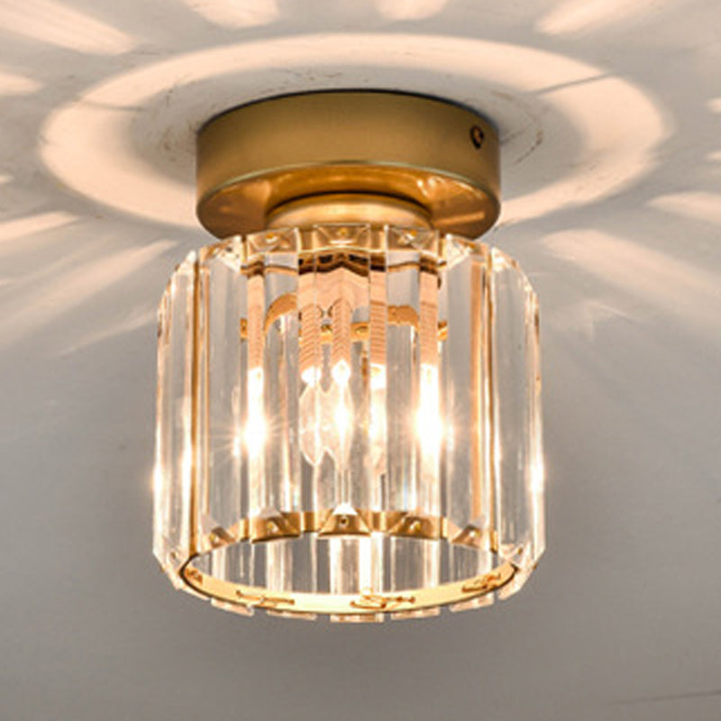 Moderne stijl geometrische halfverzonken verlichtingsarmaturen Kristal 1 lichtverlichtingsarmatuur