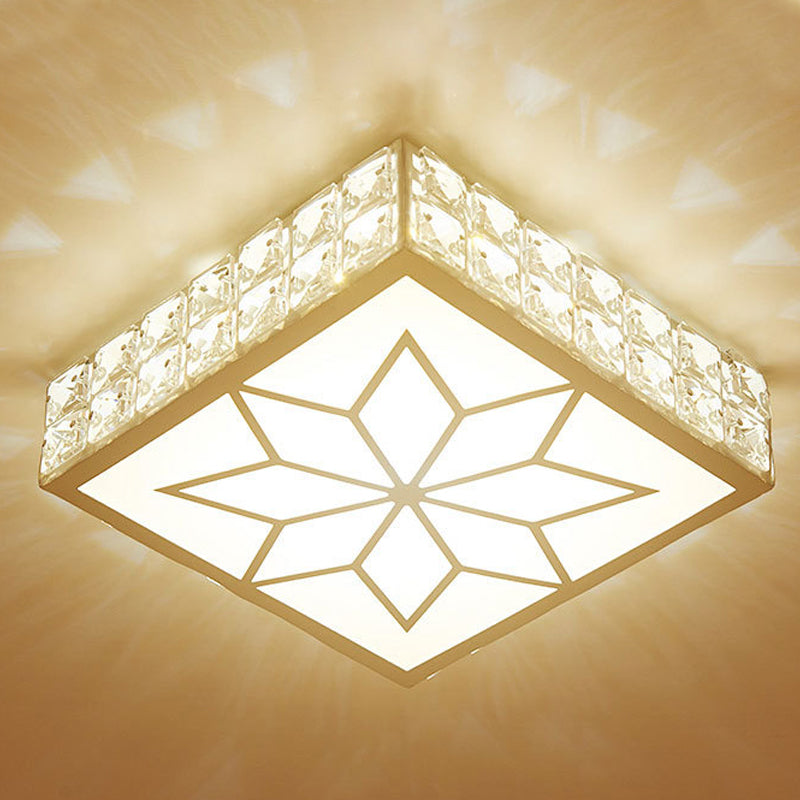 Soporte empotrado de cristal geométrico de estilo moderno con orificio de 2-3,5 pulgadas de diámetro