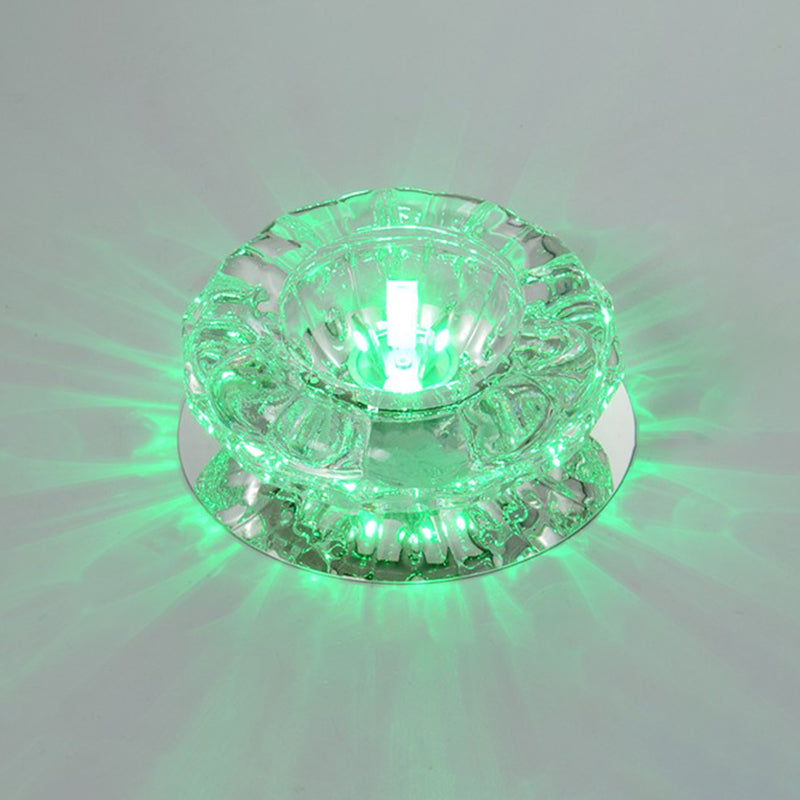 Luminaire de plafond géométrique à montage encastré contemporain avec trou de 2 à 3,5 po de diamètre