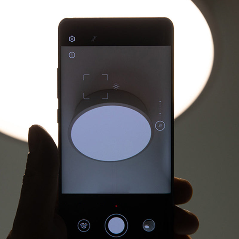 Lámpara de techo LED de forma redonda, soporte empotrado de luz moderno de hierro 1 para balcón
