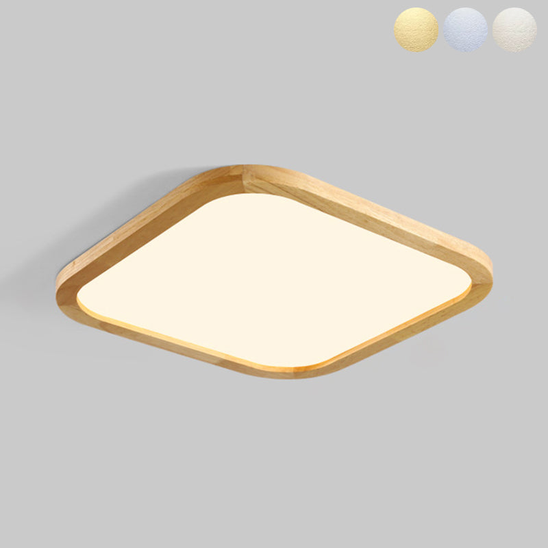 Modern Geometric Shape Ceiling Lamp Acrylic 1 Light Flush Mount for Living Room Bedroom