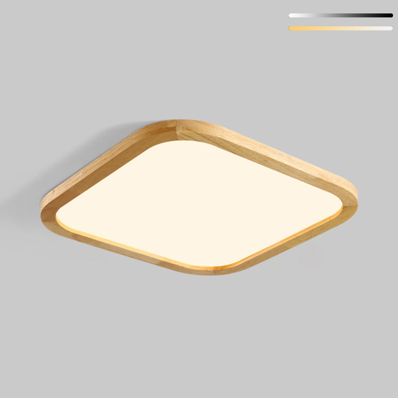 Modern Geometric Shape Ceiling Lamp Acrylic 1 Light Flush Mount for Living Room Bedroom