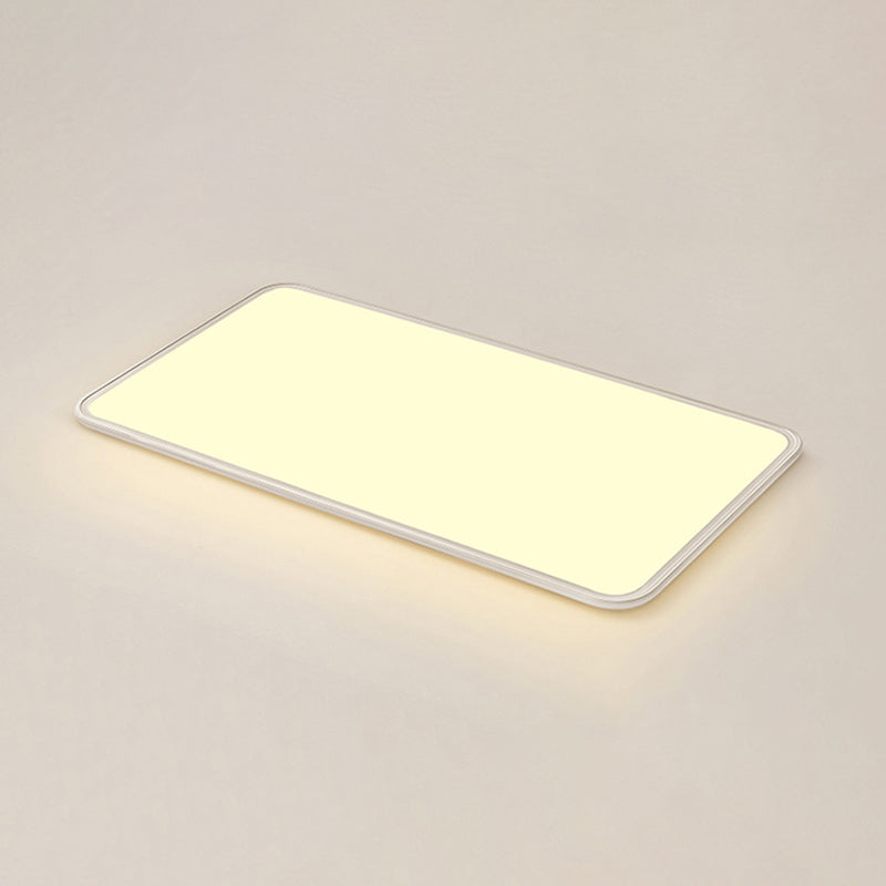 Moderne geometrische vorm plafondlamp acryl 1-lichts plafondlamp in wit