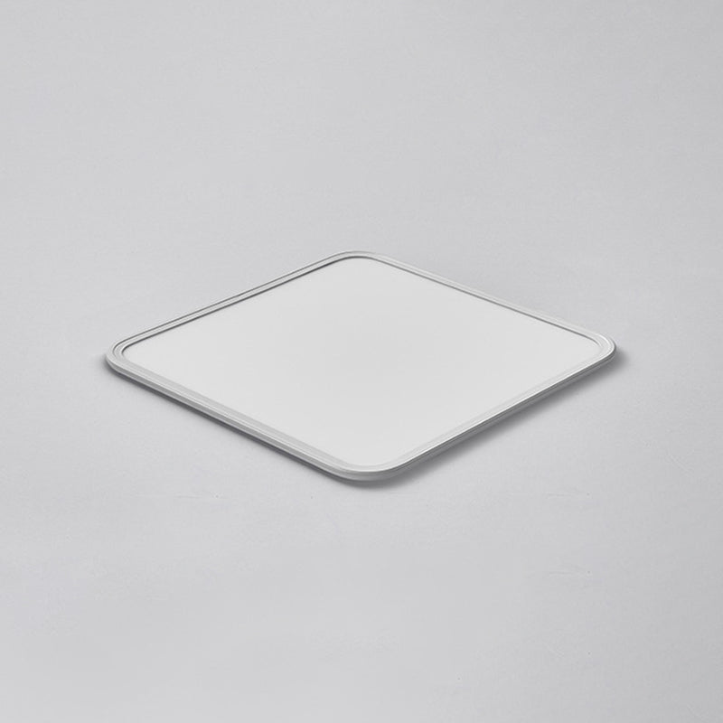 Moderne geometrische vorm plafondlamp acryl 1-lichts plafondlamp in wit