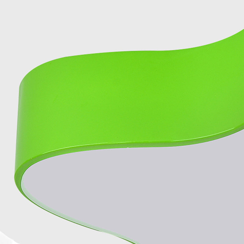 Pentagramma Forma LED Lampada da Soffitto Acrilico Moderno 1 Luce Flush Mount per Classroom