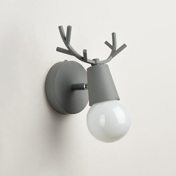 Modern Creative Macaron Wall Lamp Iron Geometric Wall Light for Interior Spaces