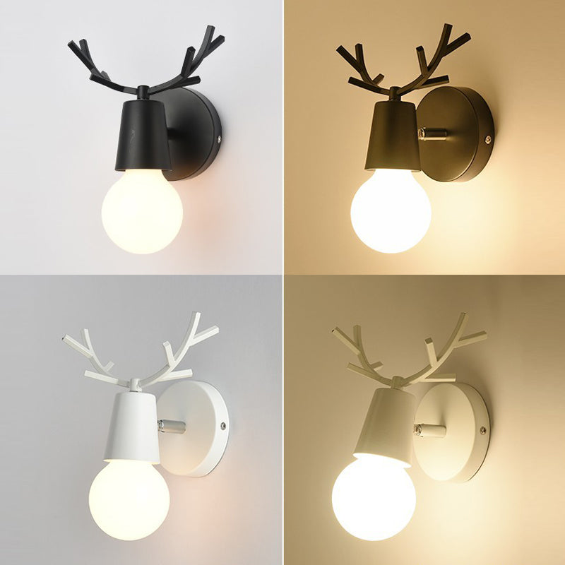 Modern Creative Macaron Wall Lamp Iron Geometric Wall Light for Interior Spaces