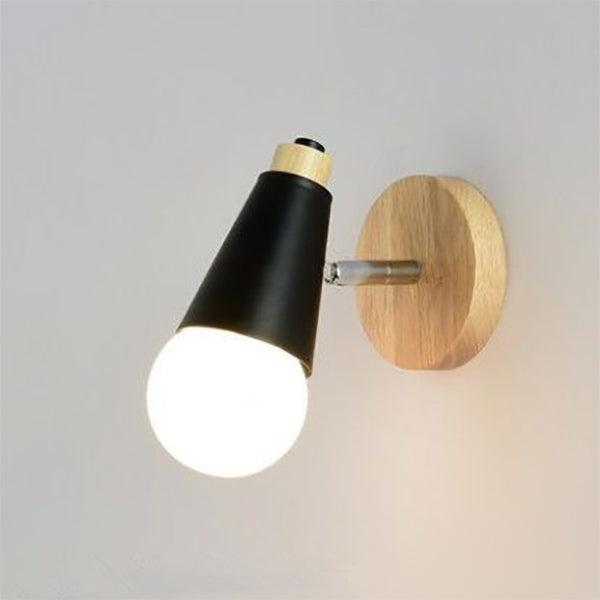 Modern Creative Macaron Wall Lamp Iron Geometric Wall Light for Interior Spaces