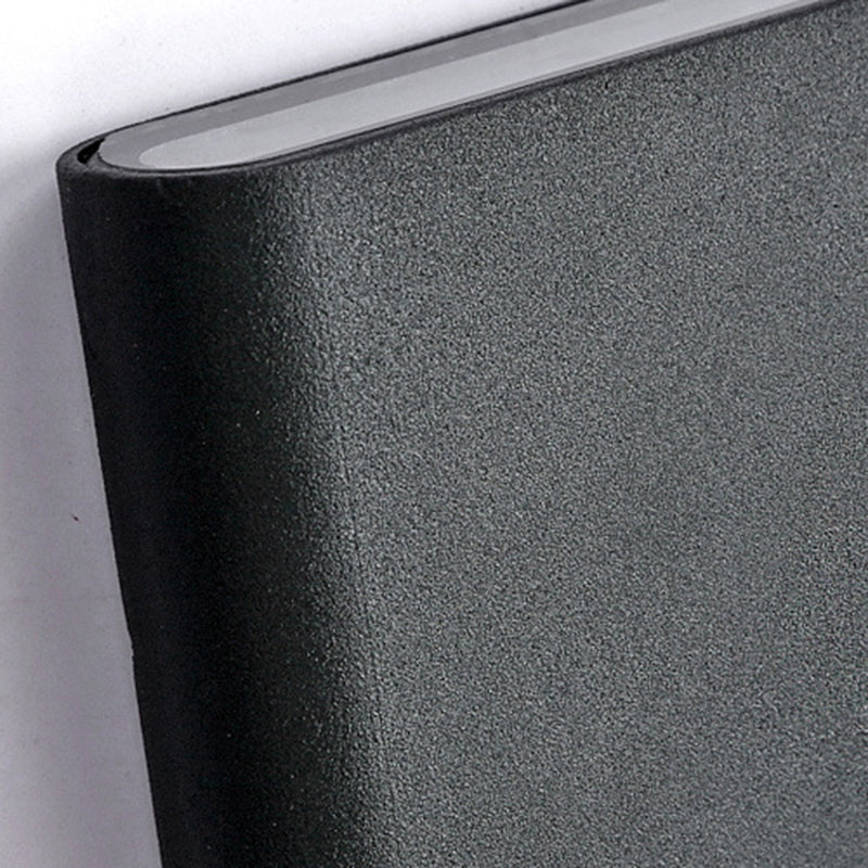 Aluminum Rectangle Shade Wall Lights Modern Style 1 Head Wall Mount Fixture for Outdoor Wall