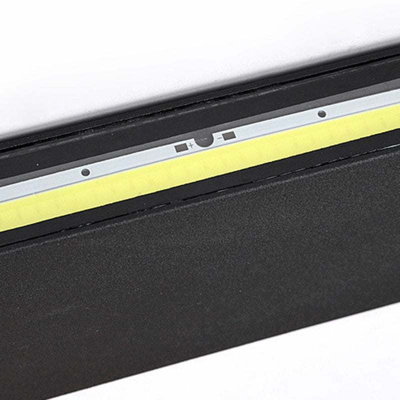 Aluminum Rectangle Shade Wall Lights Modern Style 1 Head Wall Mount Fixture for Outdoor Wall