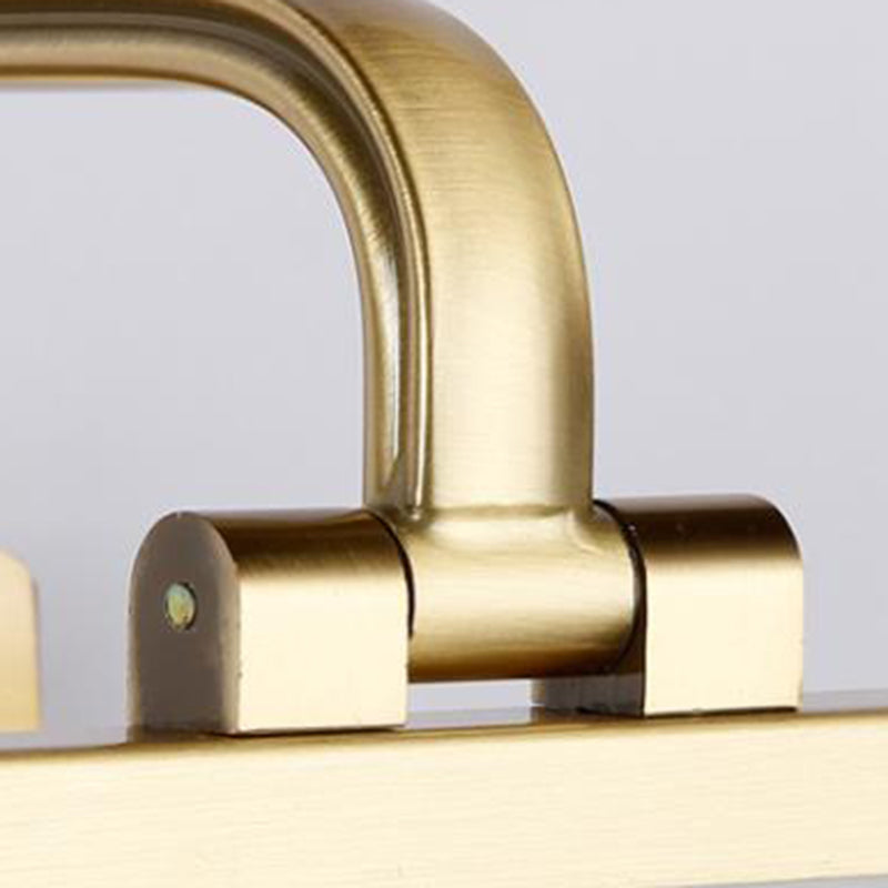 Linear Wall Sconce Lighting Modern Metal 1 Light Sconce Light in Gold