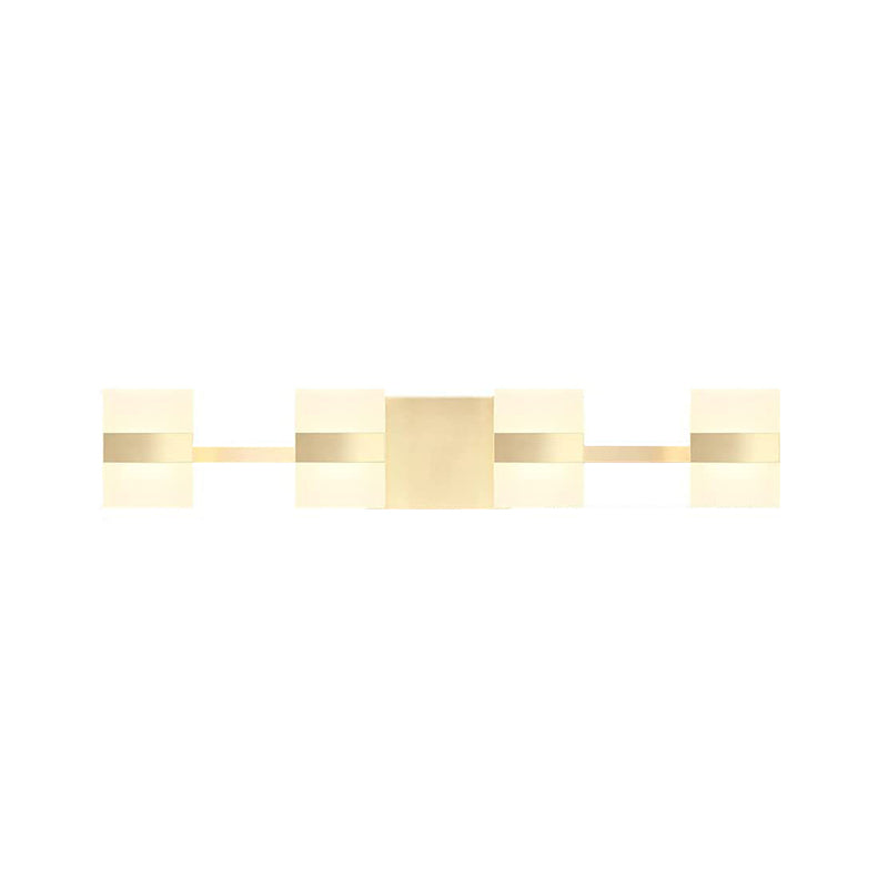 Geometric Wall Sconce Lighting Modern Metal Wall Light Fixture with Acrylic Shade