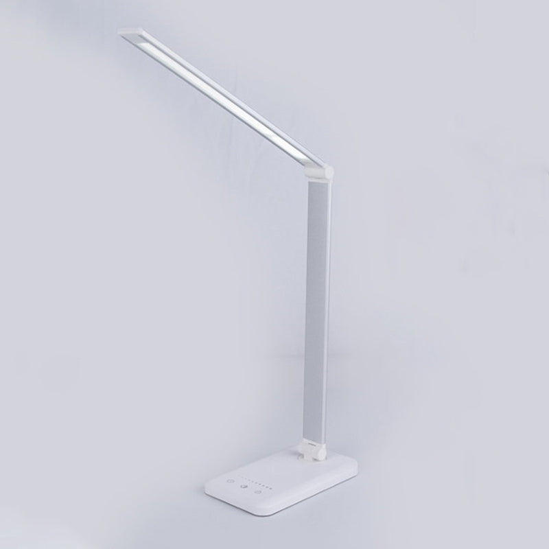 USB Table Lamp with Touch Control, Task Style Metal Folding Table Light