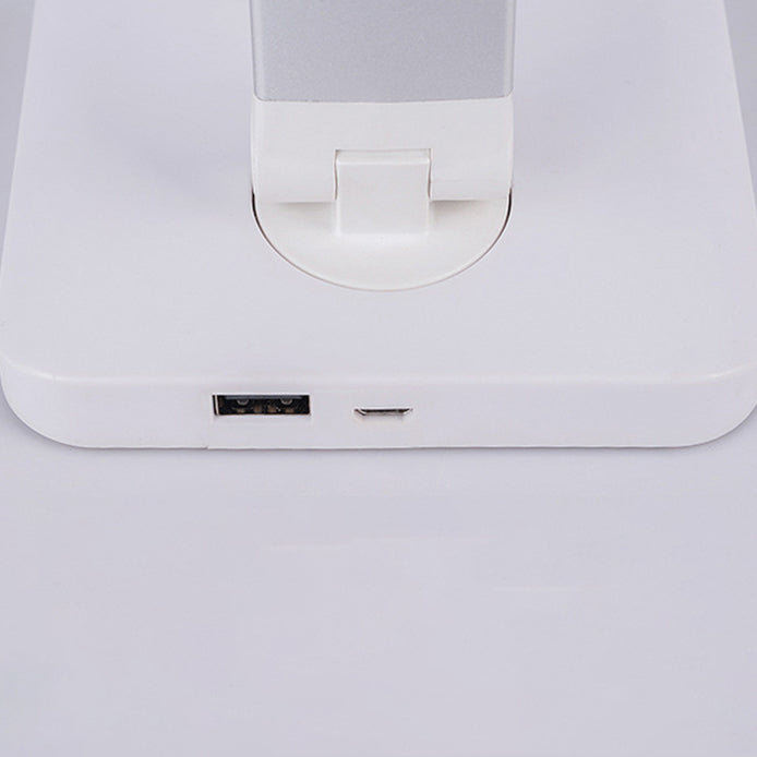 Lámpara de mesa USB con control táctil, Luz de mesa LED de plegado de tareas de metal para dormitorio