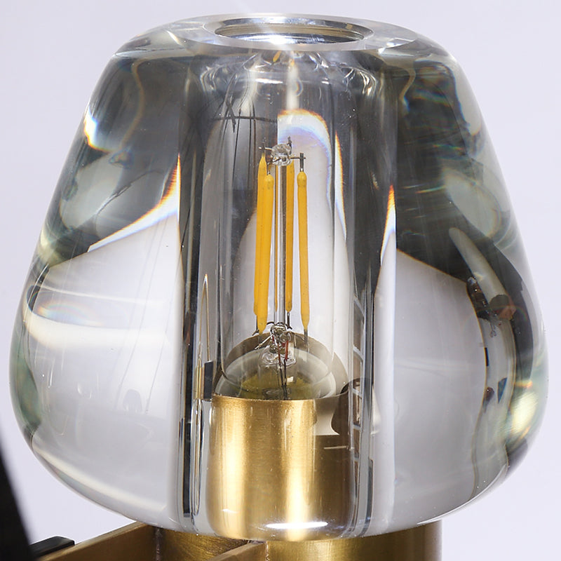 Multi -lichten kristal kroonluchter verlichtingsarmaturen moderne stijl cirkelvormige hanglamp