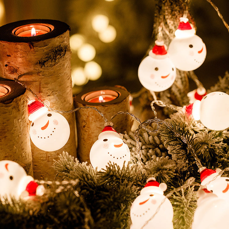 Modern Romantic LED Christmas Lamp Plastic Decorative Lights for Exterior Spaces