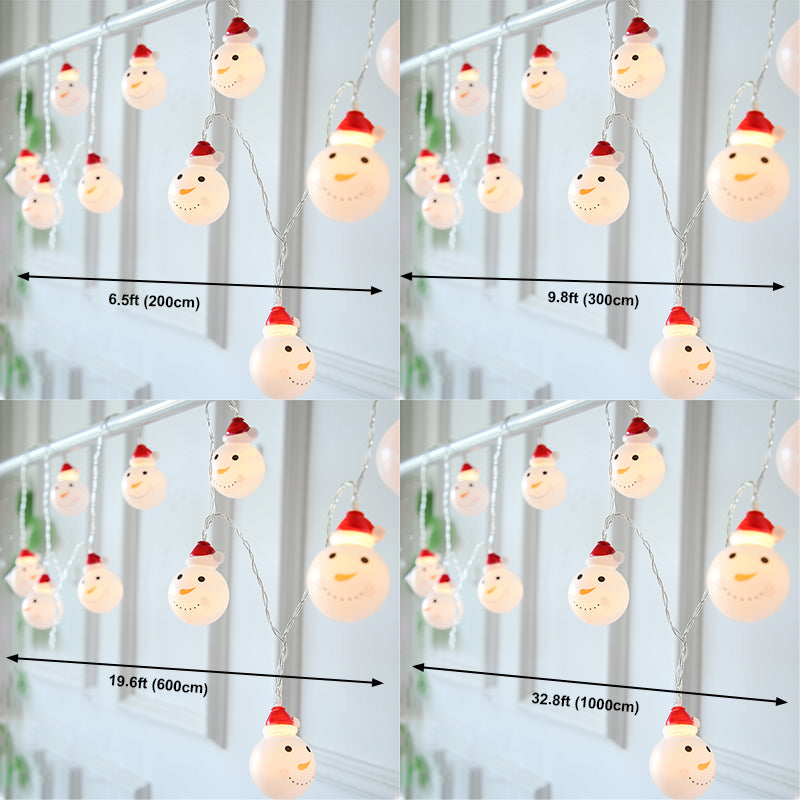 Modern Romantic LED Christmas Lamp Plastic Decorative Lights for Exterior Spaces