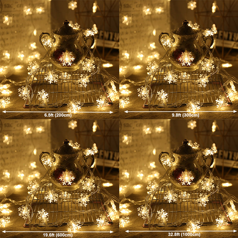 Modern Romantic LED Christmas Lamp Plastic Decorative Lights for Exterior Spaces