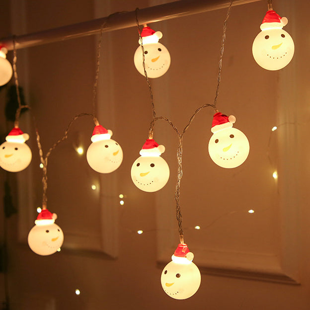 Modern Romantic LED Christmas Lamp Plastic Decorative Lights for Exterior Spaces
