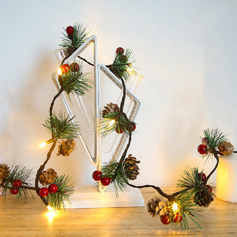 Modern Artistic Christmas Lights Plastic LED String Lights for Interior Spaces